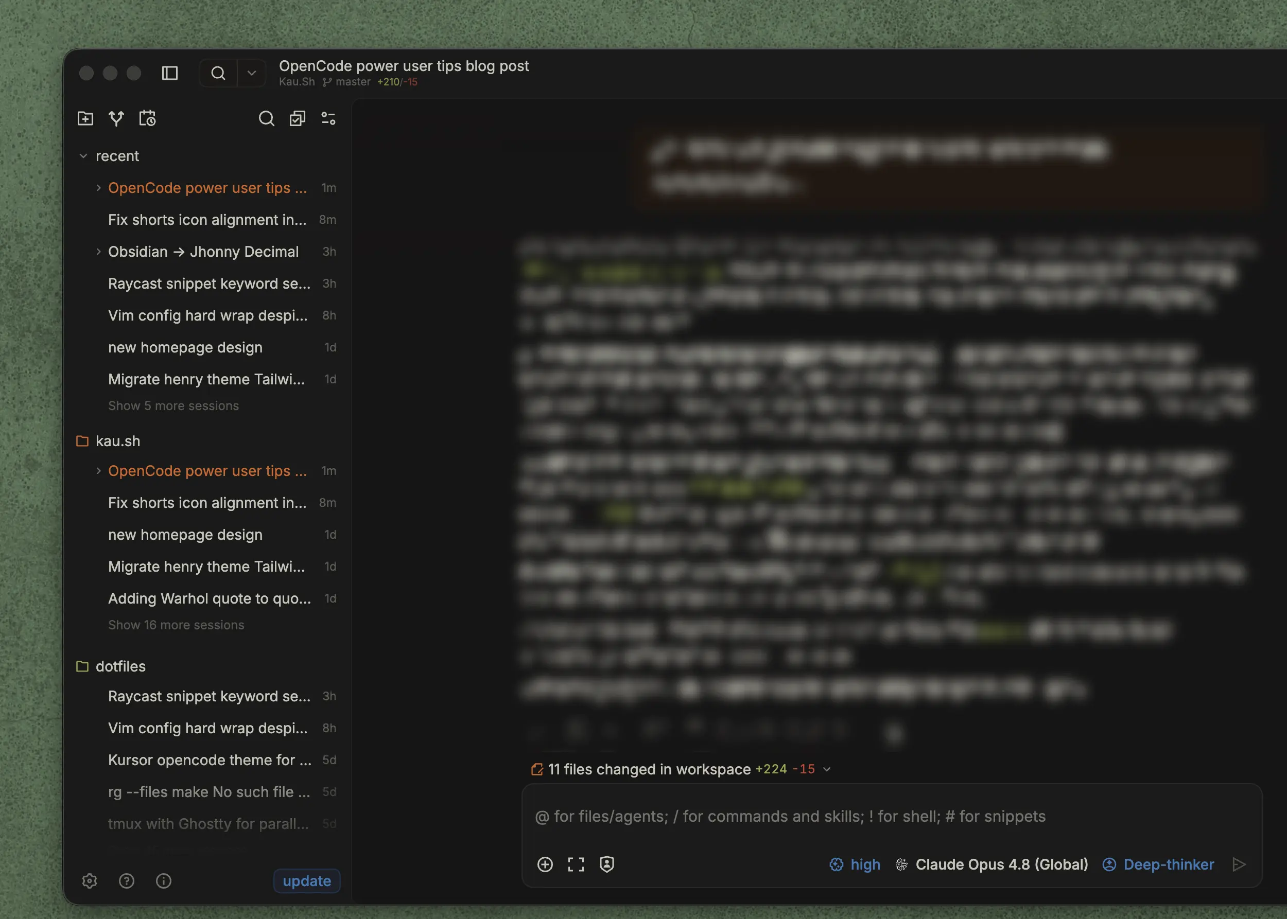 OpenChamber: a super nice GUI over your running OpenCode server