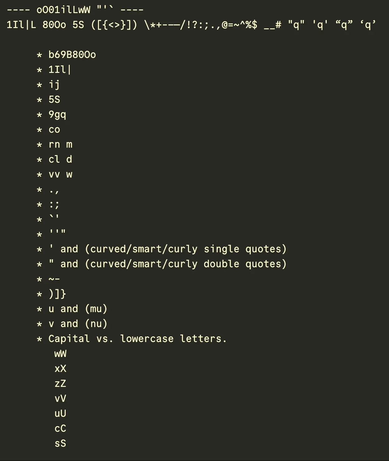 Commit Mono Sample